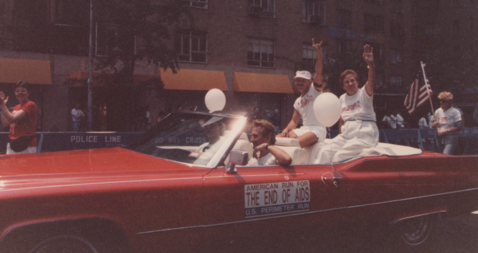 Brent at the homecoming parade